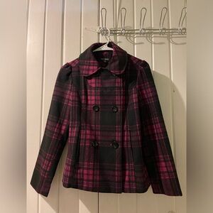 Girls pea coat-size large NWOT